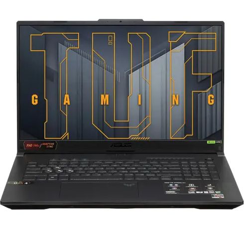 ASUSTUFGamingA17FA707NV-HX067Ноутбук17.3",AMDRyzen57535H,RAM16ГБ512ГБ,NVIDIAGeForceRTX4060дляноутбуков(8Гб),Безсистемы,(90NR0E35-M003X0),серый,Русскаяраскладка