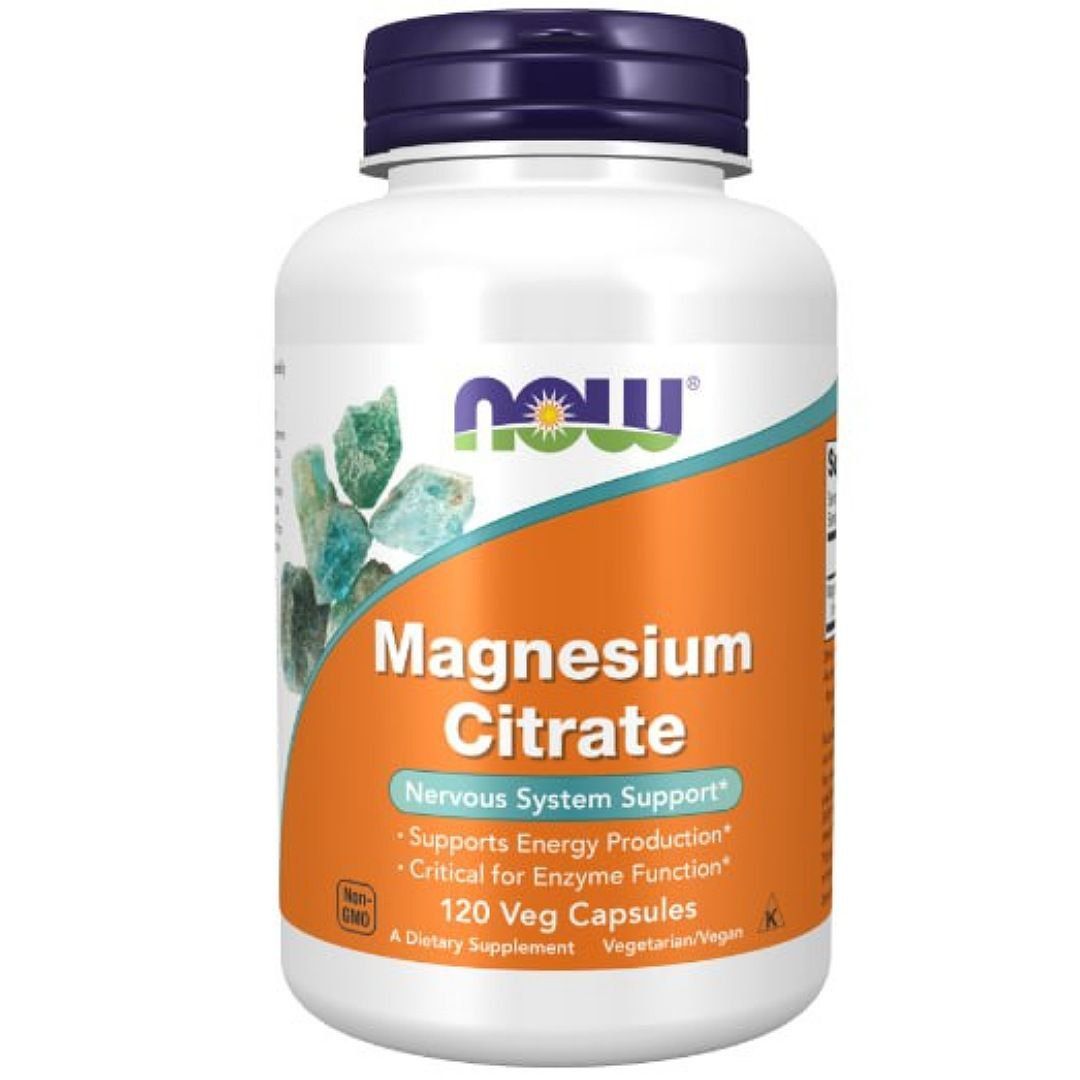 Магний Цитрат / NOW Magnesium Citrate / 400мг 120 капсул