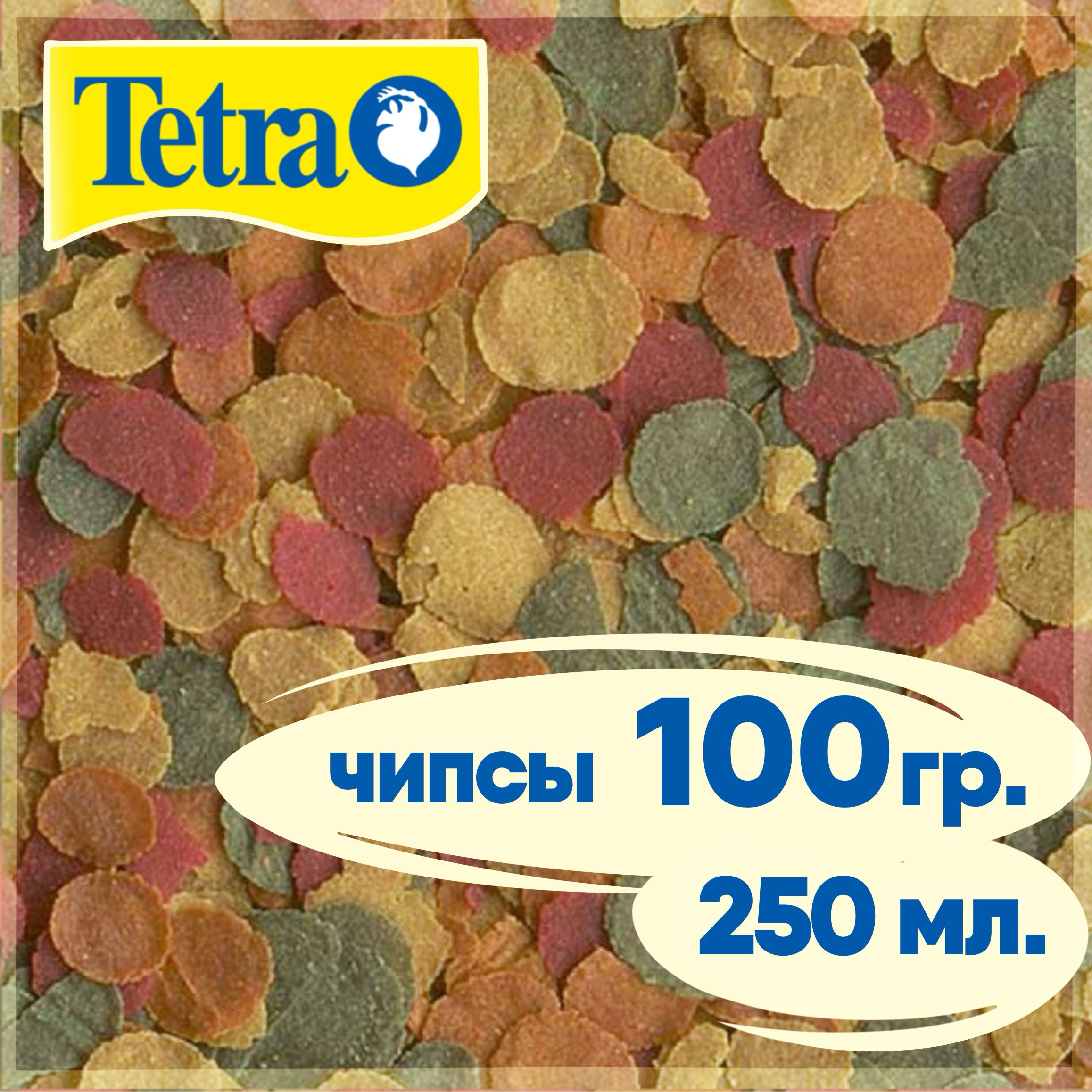 Tetra Min crisps чипсы 100 грамм корм для рыбок аквариумных