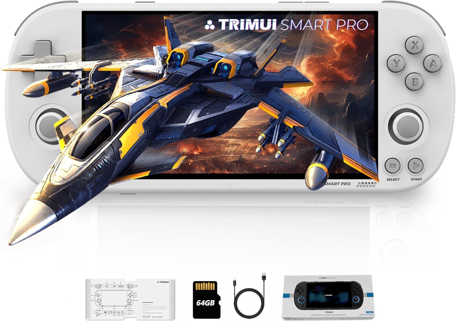 ИгроваяприставкаTrimuiSmartPro,4,96дюйма,720x1280IPS,поддержкаWiFi,многопользовательскаяонлайн-битва