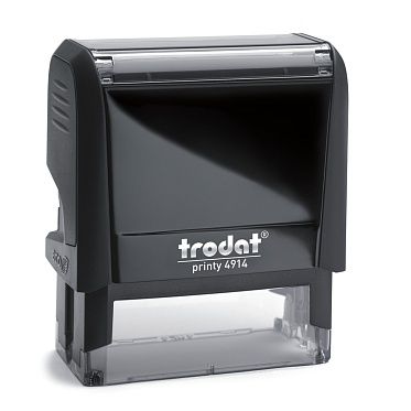 Trodat 4914 PRINTY оснастка для штампа 64 х 26 мм ЧЕРНАЯ