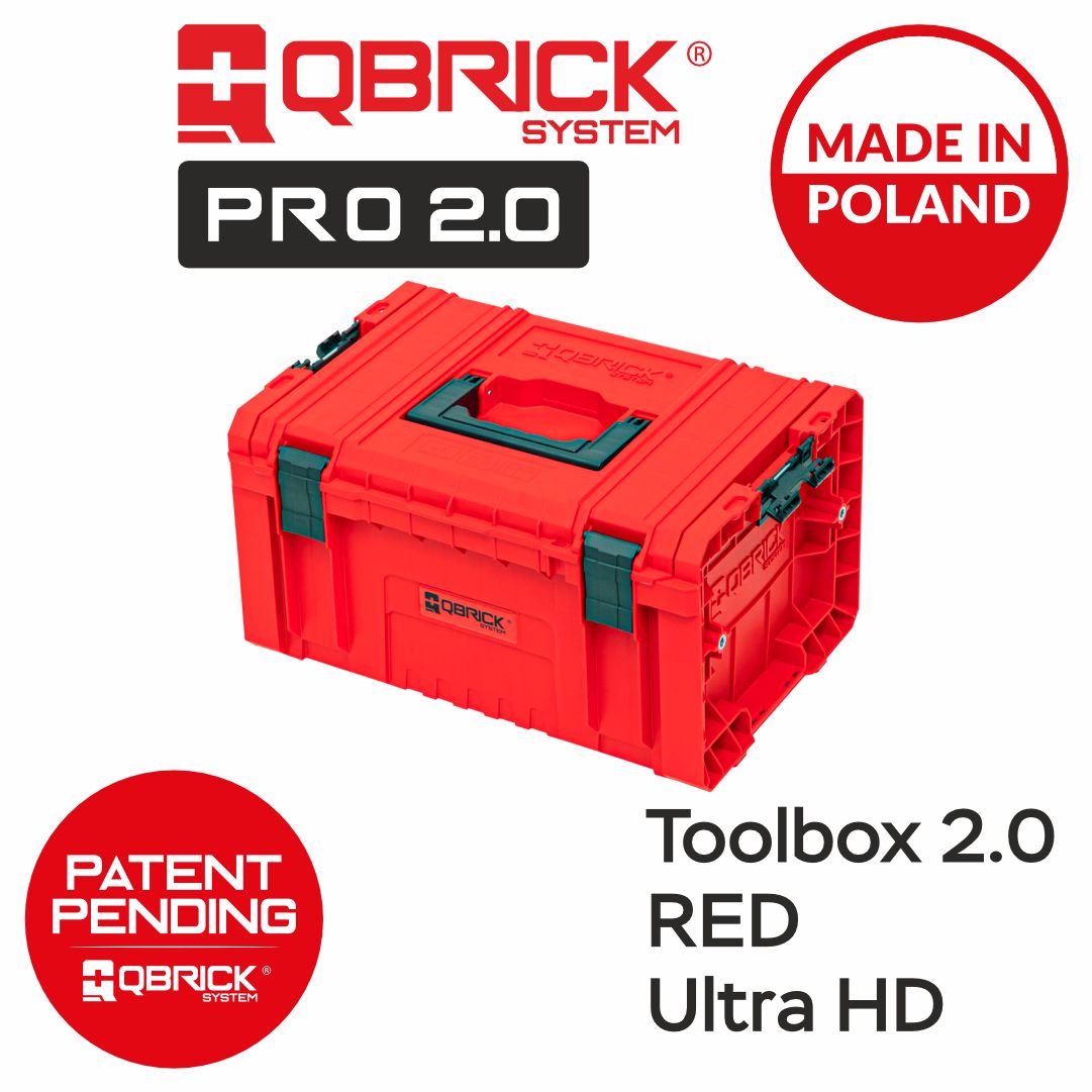 Ящик для инструментов Qbrick System PRO TOOLBOX 2.0 RED ULTRA HD