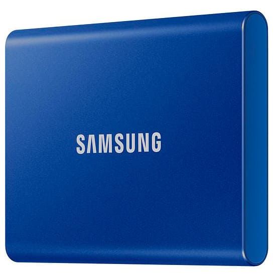 Samsung 500 ГБ Внешний SSD-диск T7 (MU-PC500H/WW), синий