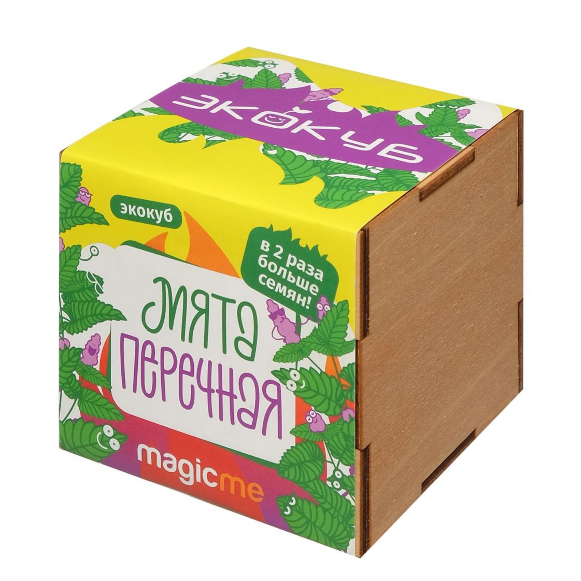 Набор для выращивания "Экокуб Magicme "Мята"