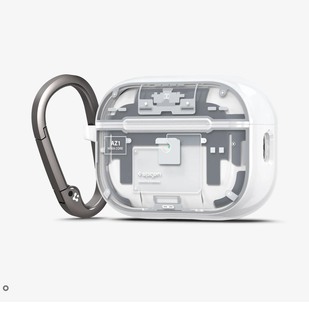 Чехол для AirPods 3 Ultra Hybrid Zero белый полупрозрачный