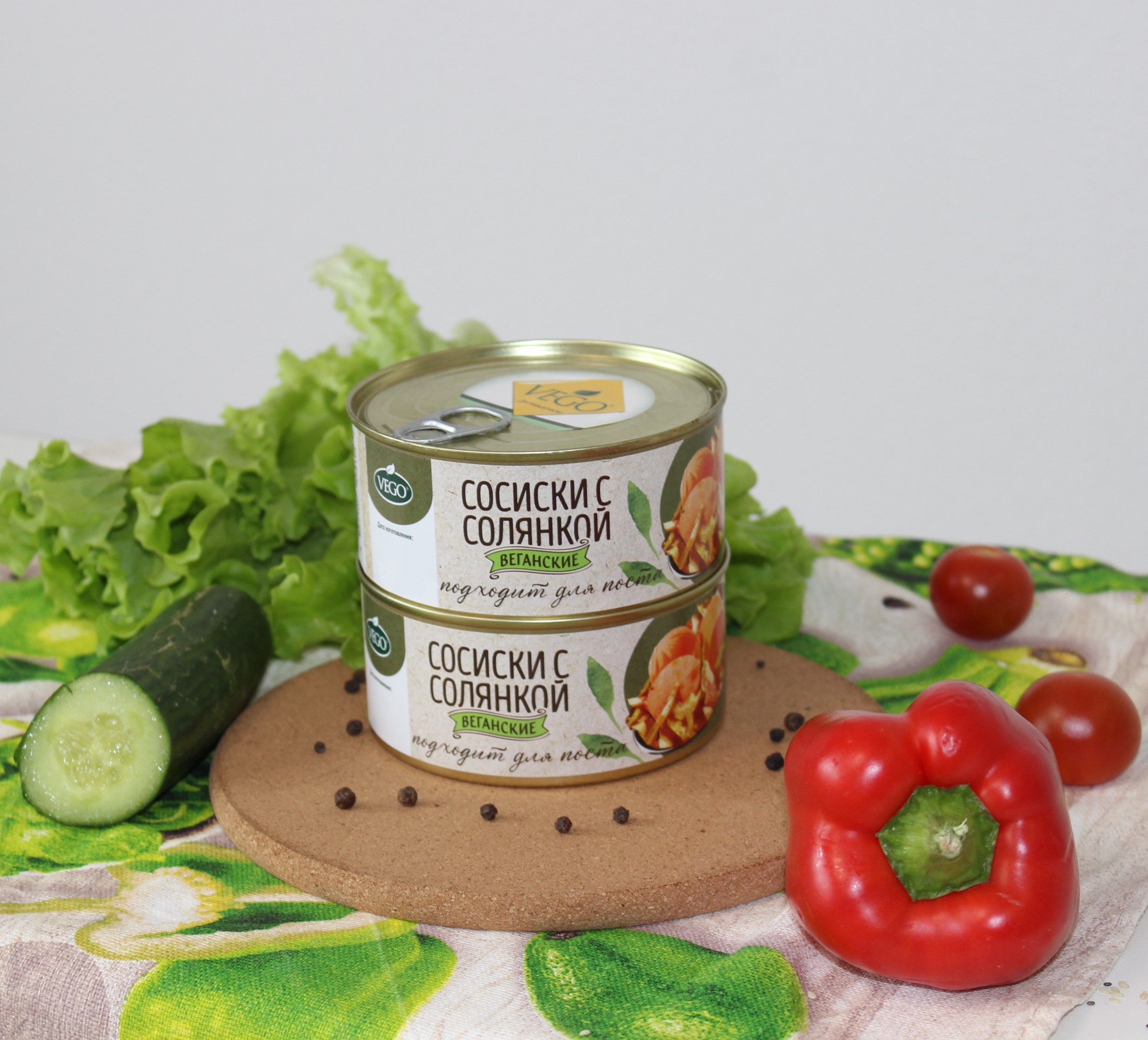 Сосиски веган с солянкой VEGO