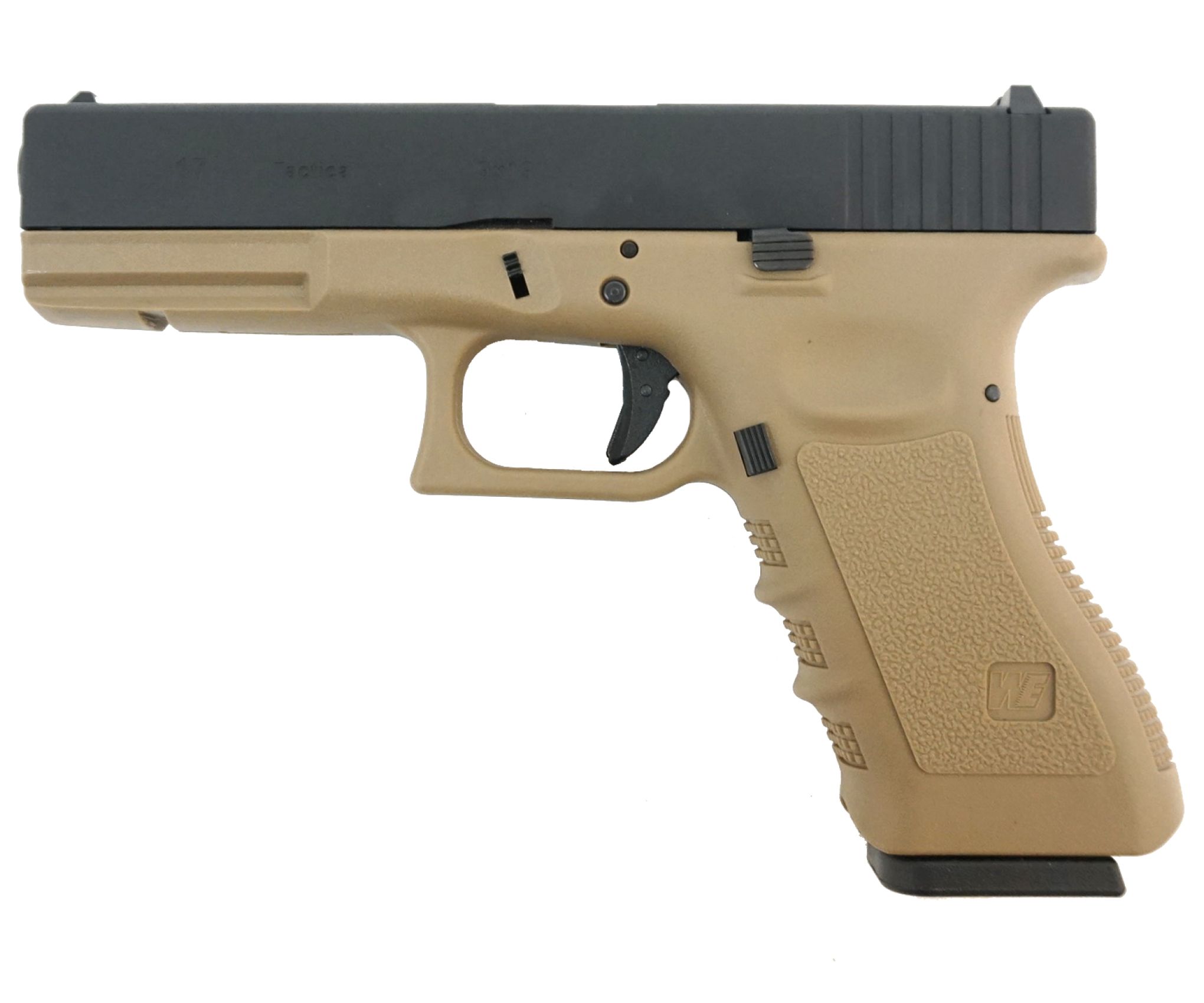 Страйкбольный пистолет WE Glock-17 Gen.3 Tan (WE-G001A-TN)