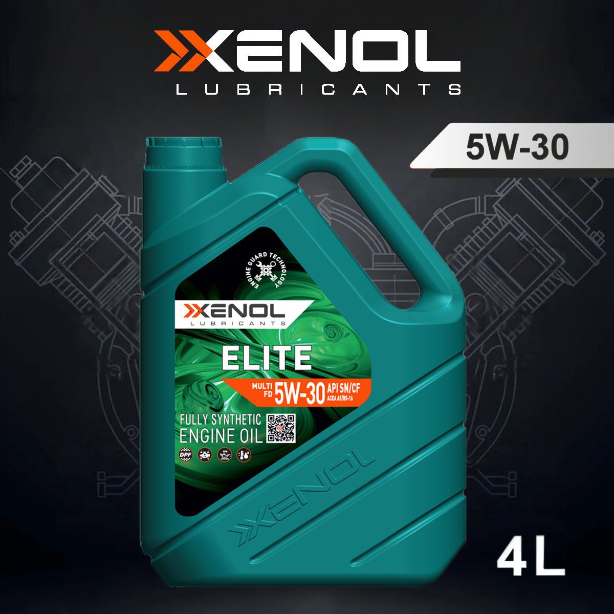 XENOL elitе multi fd 5W-30 Масло моторное, Синтетическое, 4 л