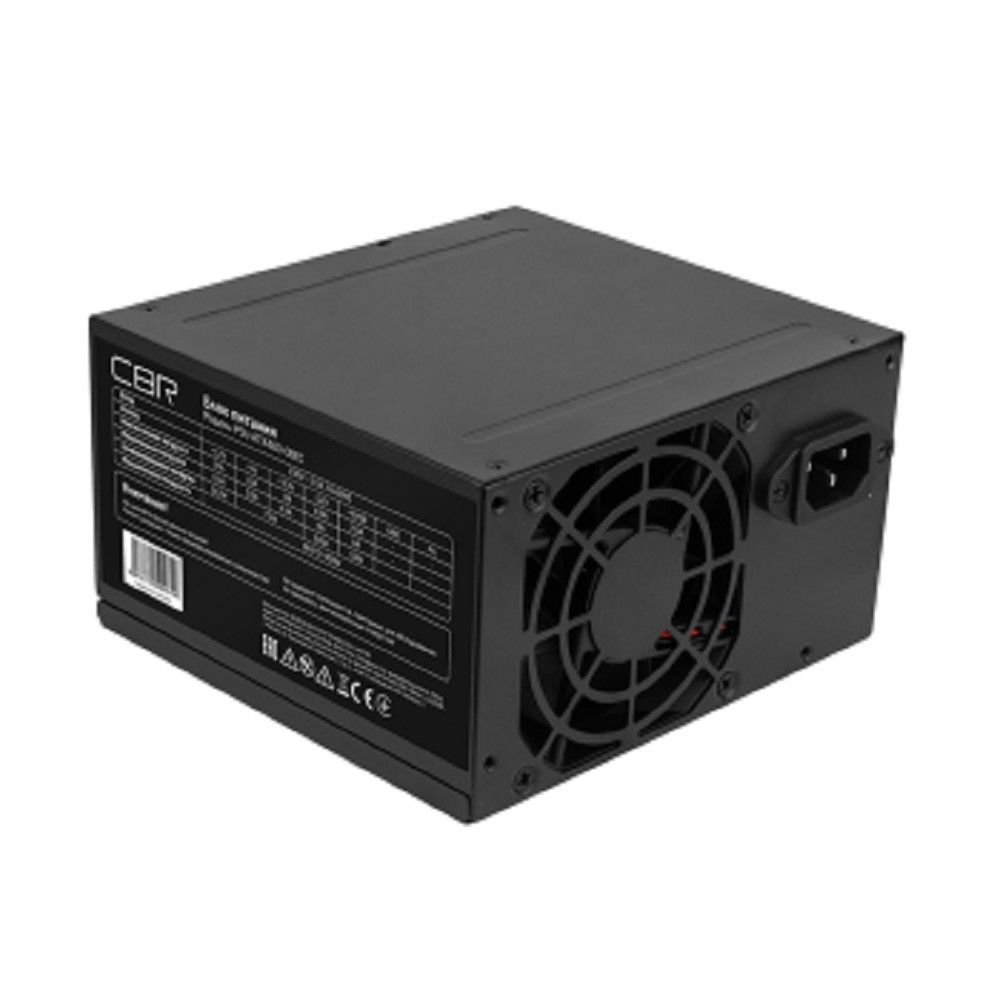 БлокпитанияCBRATX400W,8cmfan,20+4pin-1x4pin-1xIDE-2xSATA,кабельпитания1.2мPSU-ATX400-08EC