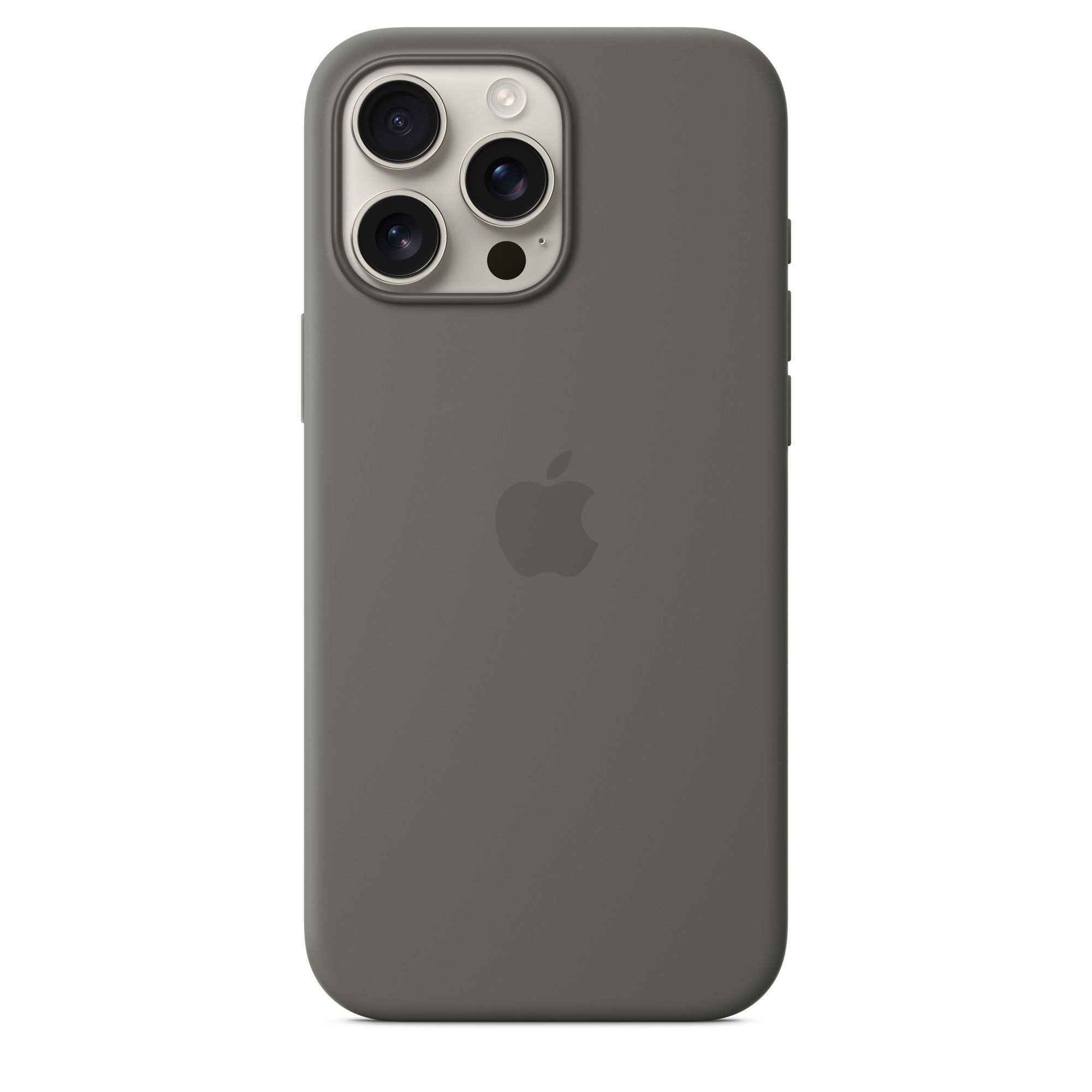 ЧехолAppleSiliconecaseдляiPhone16ProMax,цветStoneGray(MYYV3FE/A)