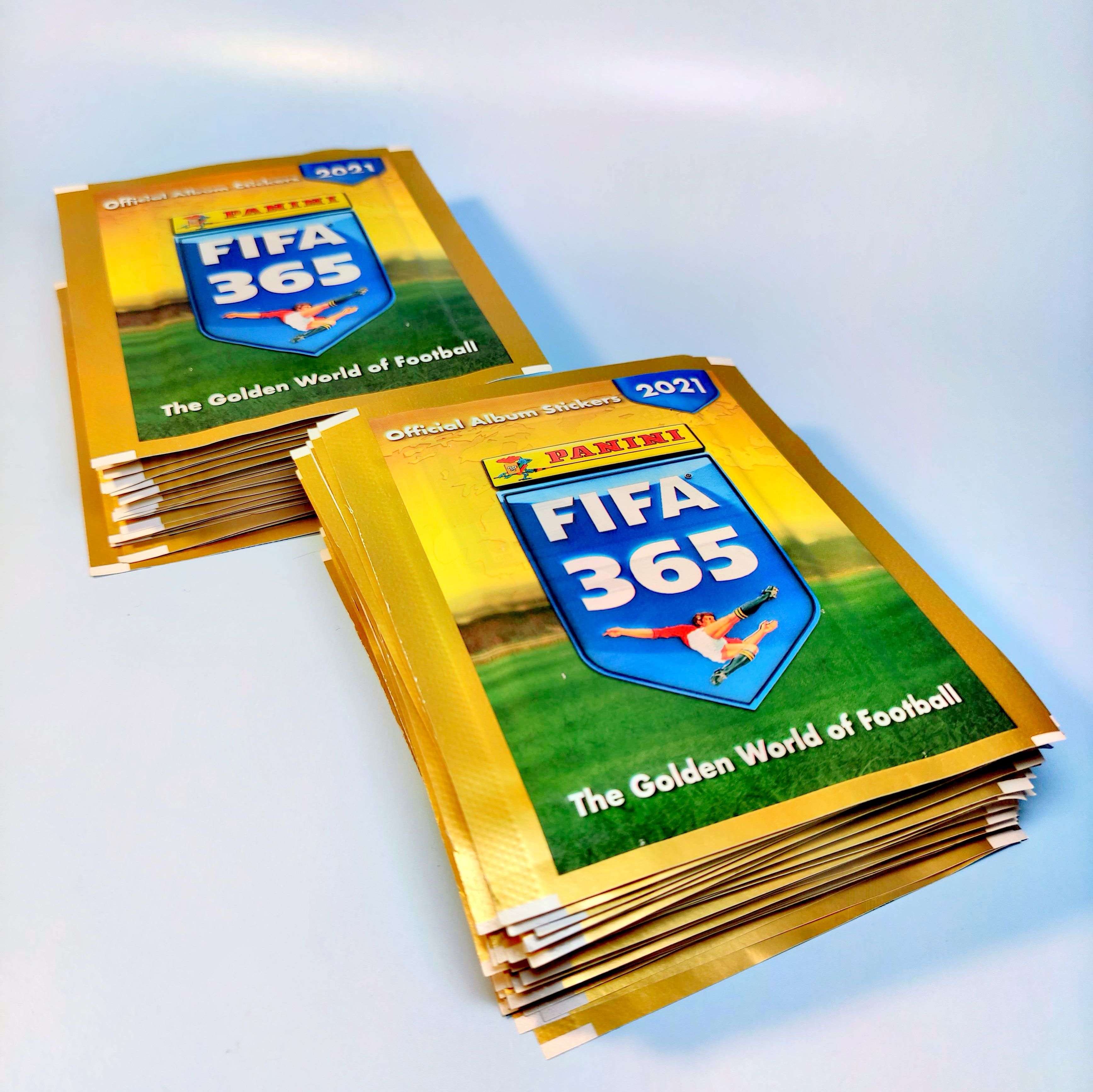 15 пакетиков наклейки panini FIFA 365 2021