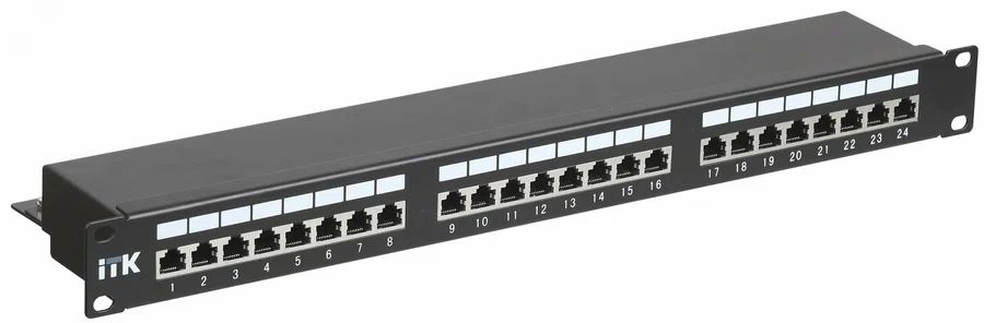 Патч-панель Itk PP24D05UCSD05H, 24 разъема RJ-45