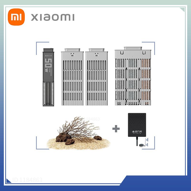 Xiaomiнагревательныйстержень50Вт,картриджрыбногобака,Акваскейпизмертвогодерева,Кислородныйнасос,дляmijiaрыбногобакаMYG100