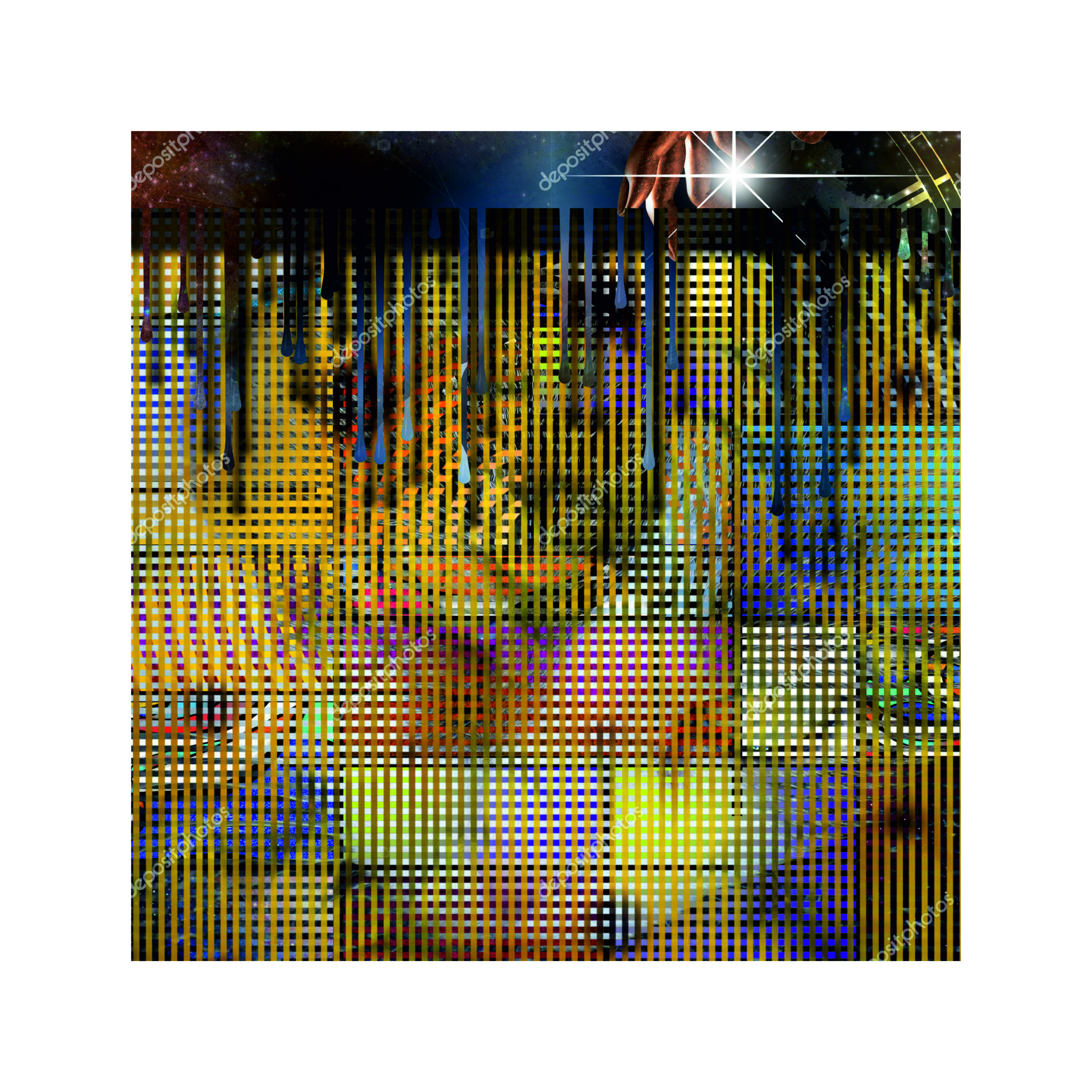 Картина на холсте Полосы 90х90