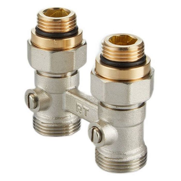 Узел нижнего подключения Royal Thermo прямой 1/2"х3/4"EK