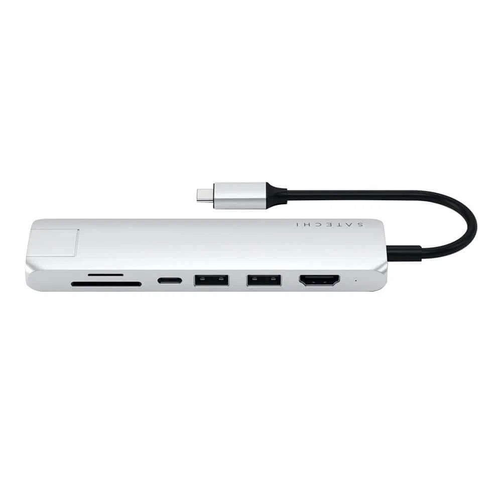 Док станция Satechi Type-C Slim Multiport with Ethernet Adapter / ST-UCSMA3S
