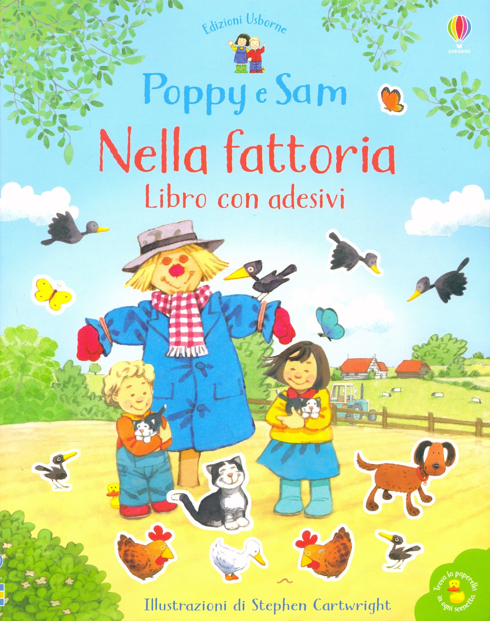 Nella fattoria. Libro con adesivi | Taplin Sam