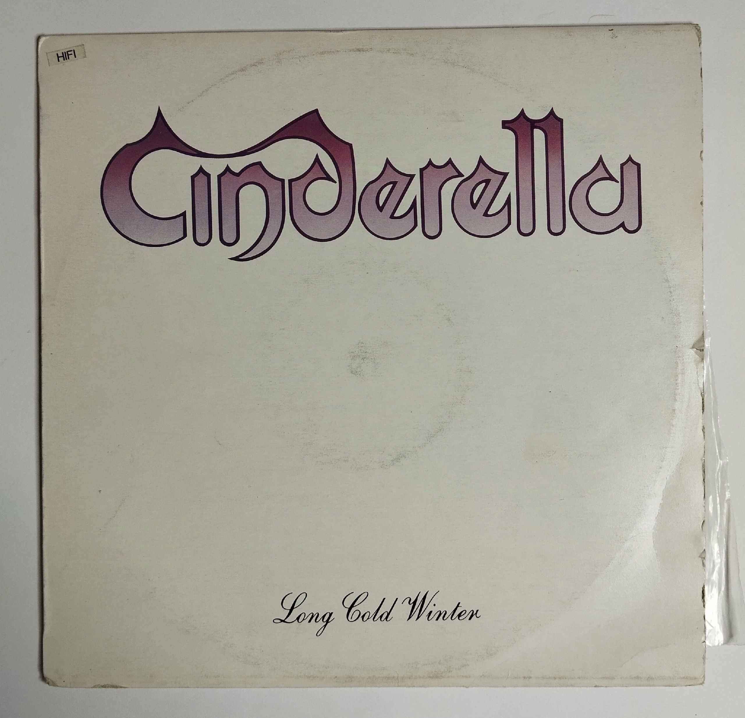 Винтажная виниловая пластинка LP Cinderella Long Cold Winter (Югославия 1988)