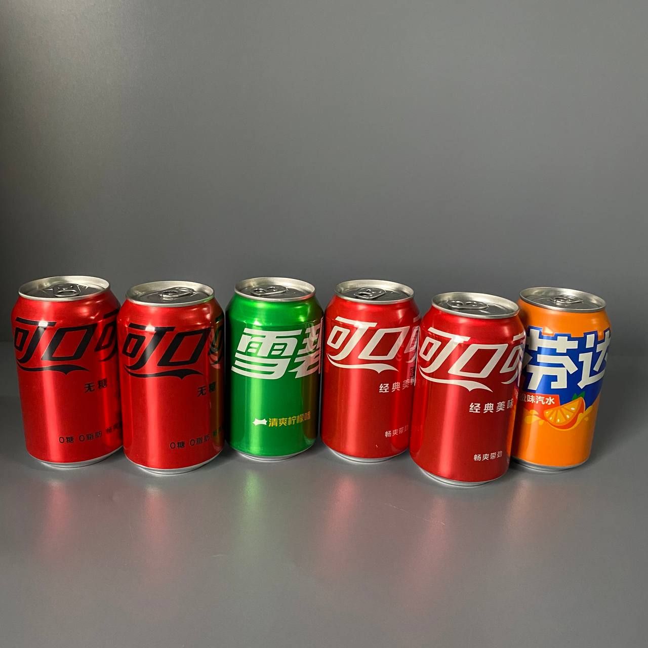 МиксгазированныхнапитковCoca-Cola2шт.,Coca-ColaZero2шт.,Fanta1шт.,Sprite1шт.по330мл