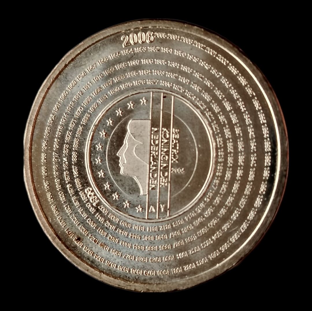 Монета 5 евро (euro) 2006 "200 лет Налоговому ведомству"