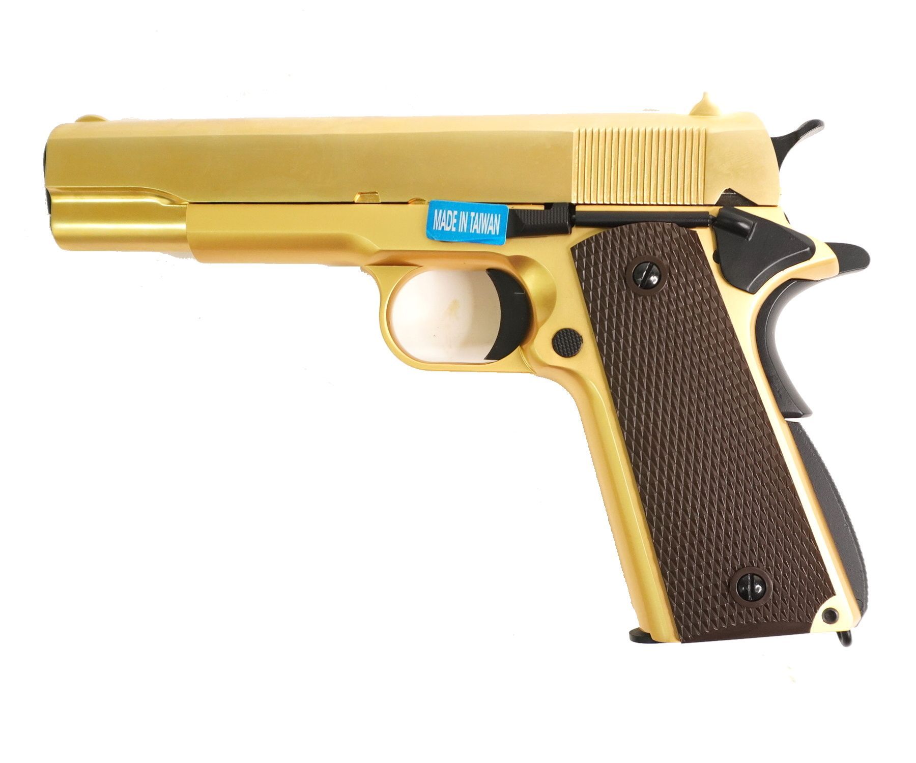 Пистолет страйкбольный COLT M1911A1 Gold (WE)