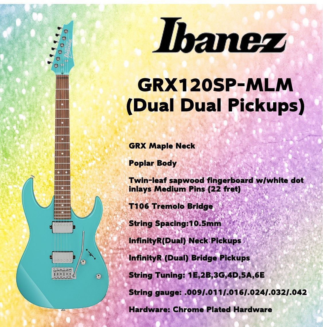 Ibanez GRX120SP электрогитара струнный инструмент(сделано в Китае)