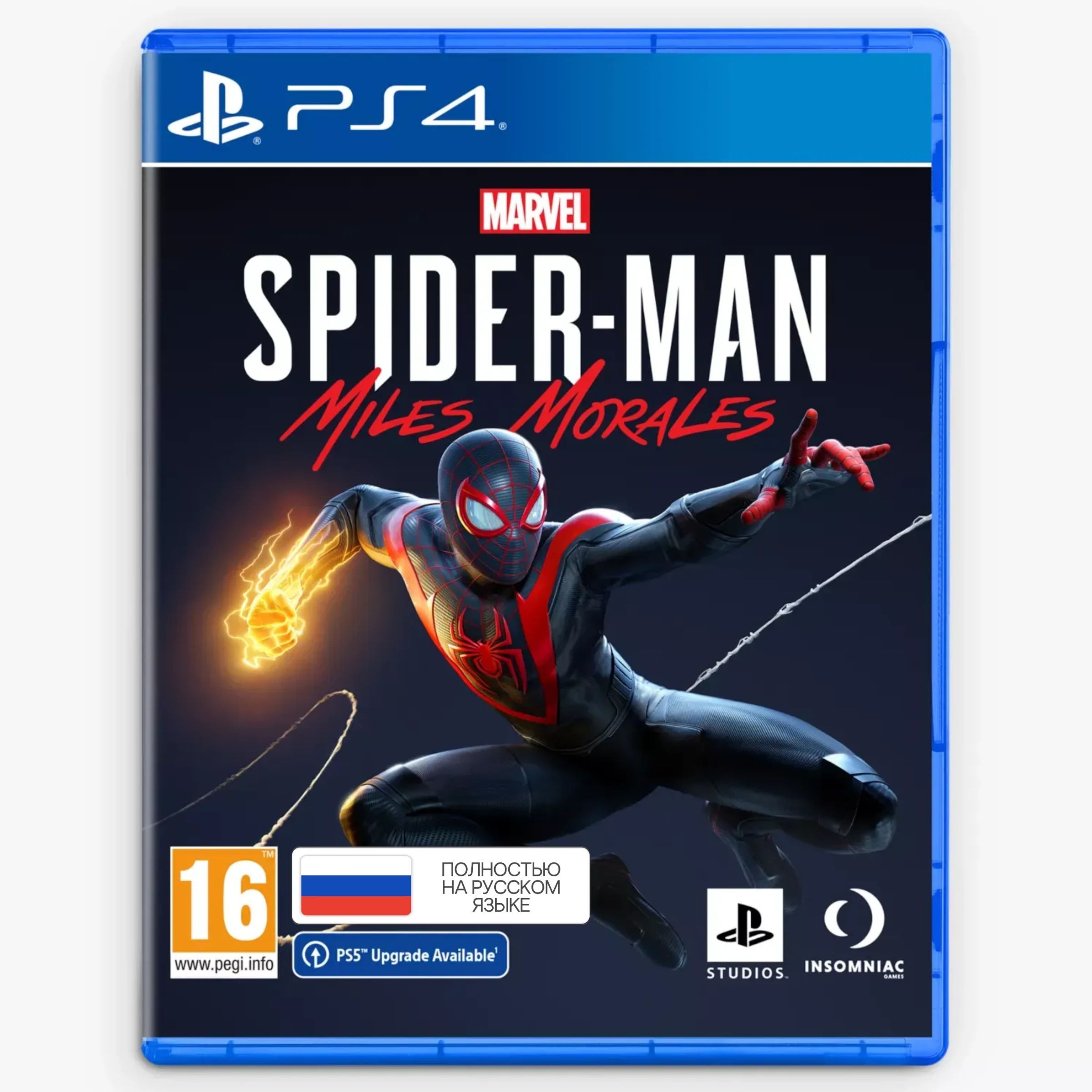 Игра Marvel's Spider-Man: Miles Morales (Человек-Паук: Майлз Моралес) PS4 (PlayStation 4, Русская версия)