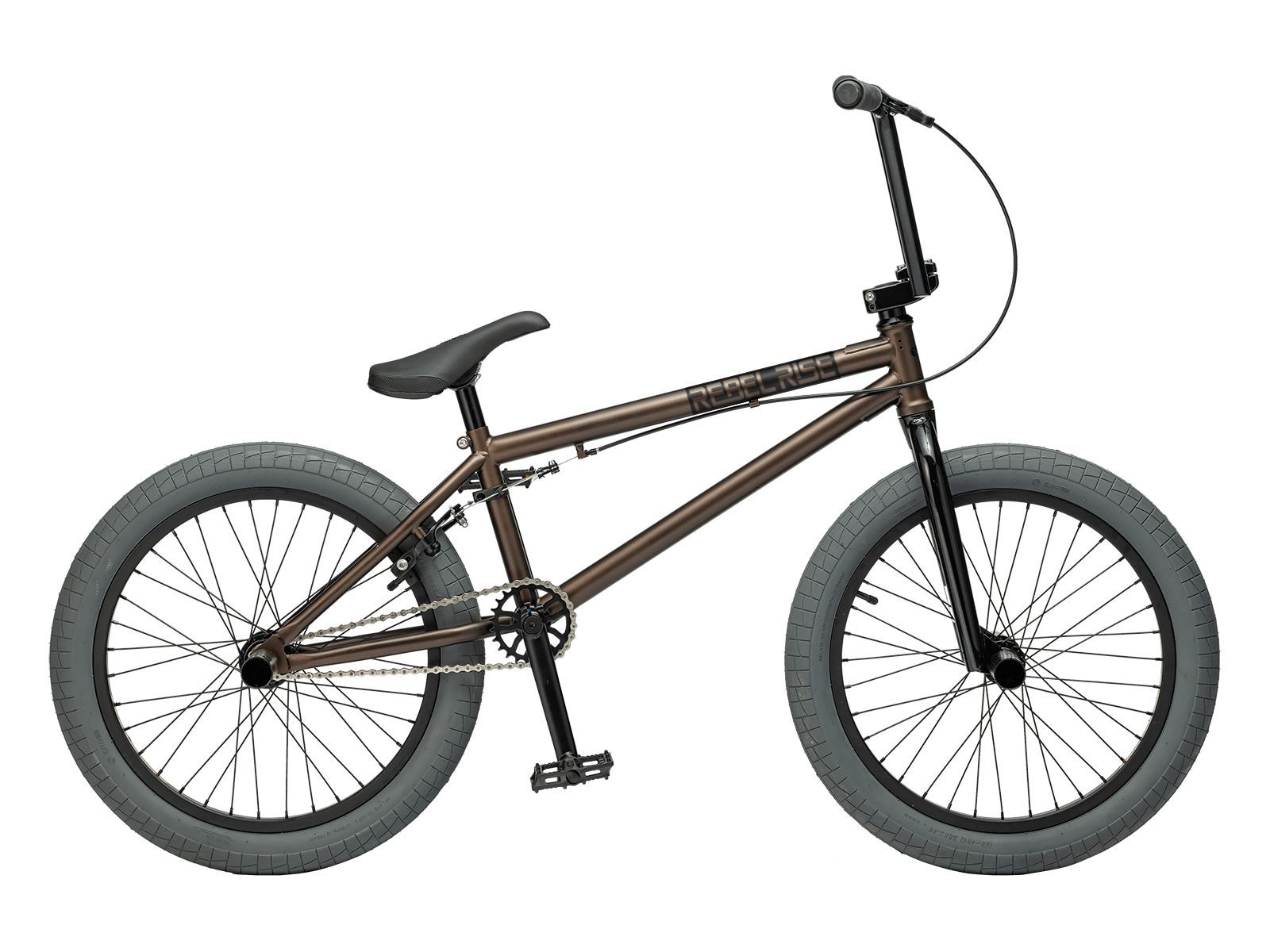 Велосипед BMX трюковый REBEL RISE 294, 20 колеса, стальная рама 10 дюймов, коричневый