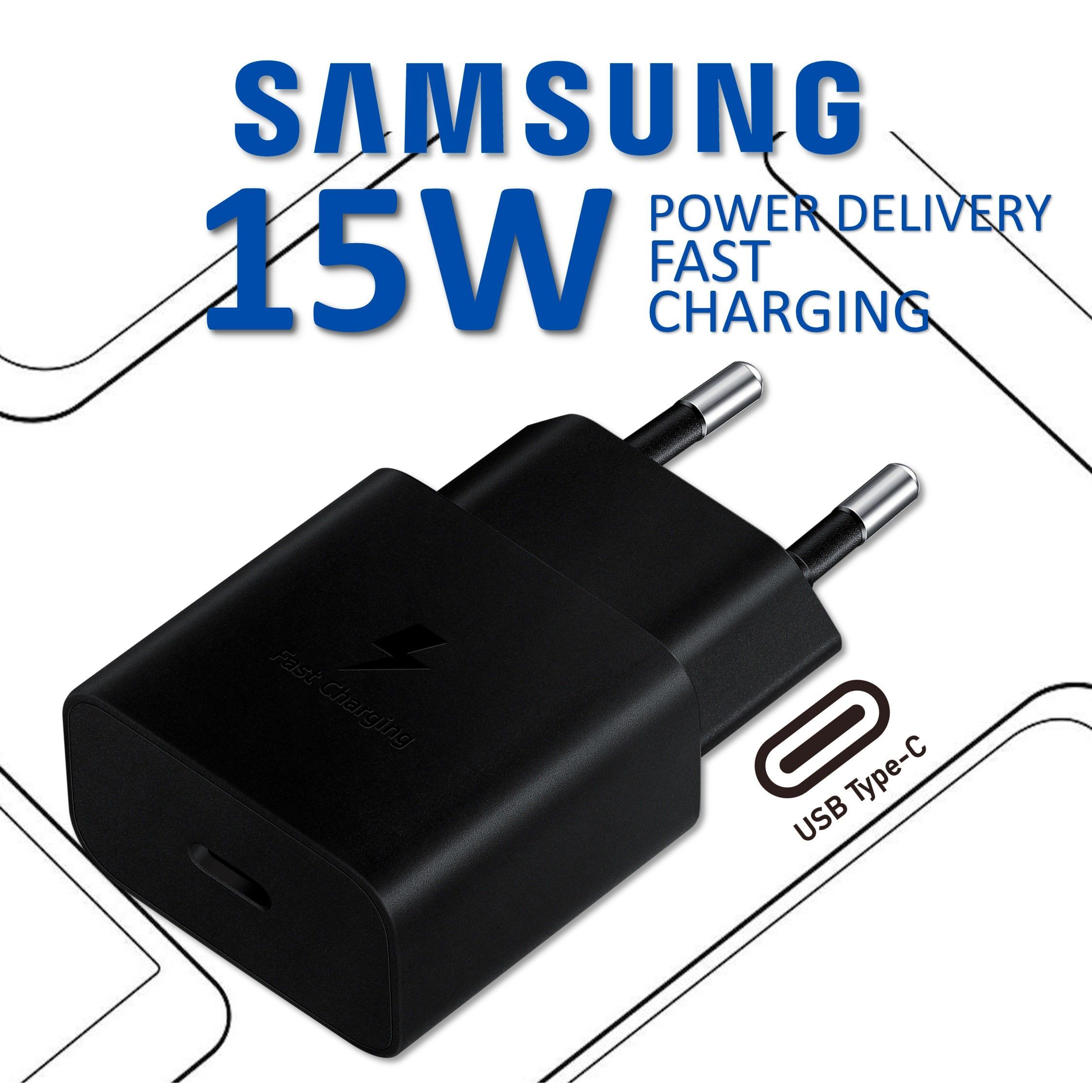 Блокпитания,сетевойадаптерSamsung15WEP-T1510PDPowerAdapterUSB-C,черный