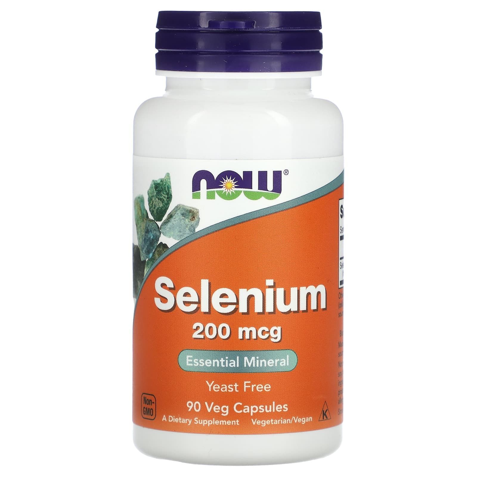 Now Foods Selenium 200 мкг 90 капсул