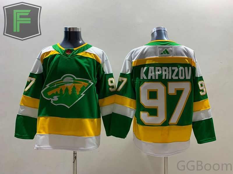 NHL джерси хоккейная Миннесота Уайлд Minnesota Wild Jersey Kirill Kaprizov 97 Кирилл Капризов GGBoom