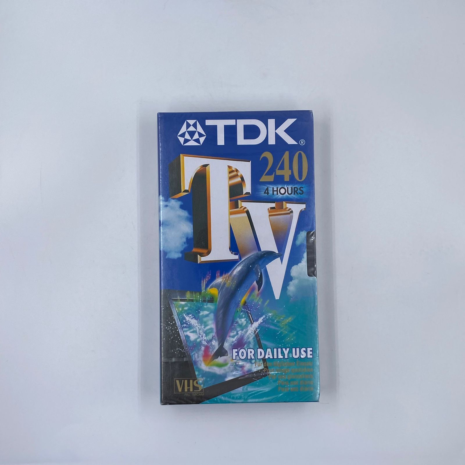 Видеокассета TDK 240 VHS Люксембург Новая, запечатанная! Редкость!