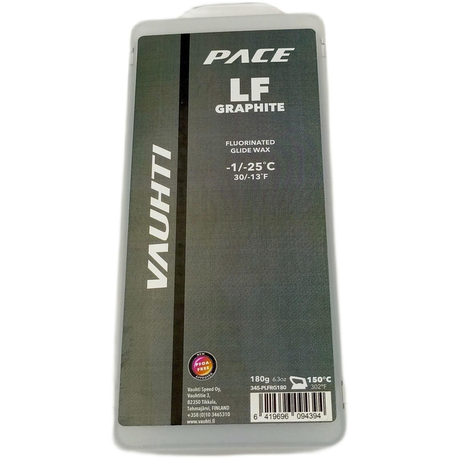 Низкофтористый парафин VAUHTI PACE LF GRAPHITE 180 гр.