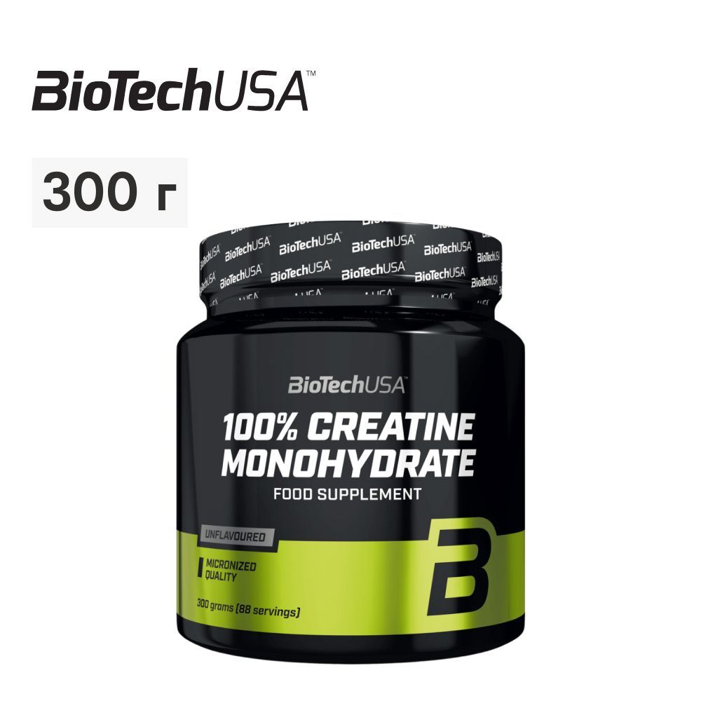 Креатин моногидрат BiotechUSA 100% Creatine Monohydrate 300 г