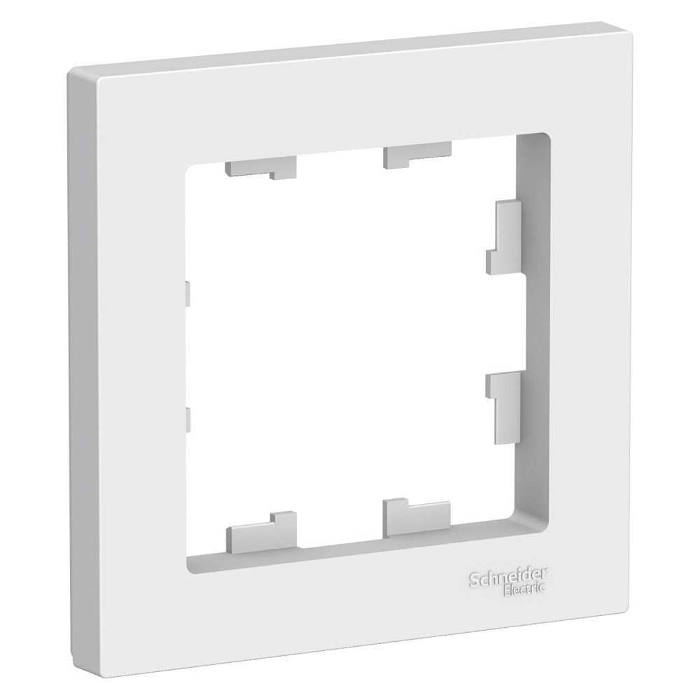 Рамка Systeme Electric ATLASDESIGN 1 пост белый ATN000101. Комплект 40 шт.