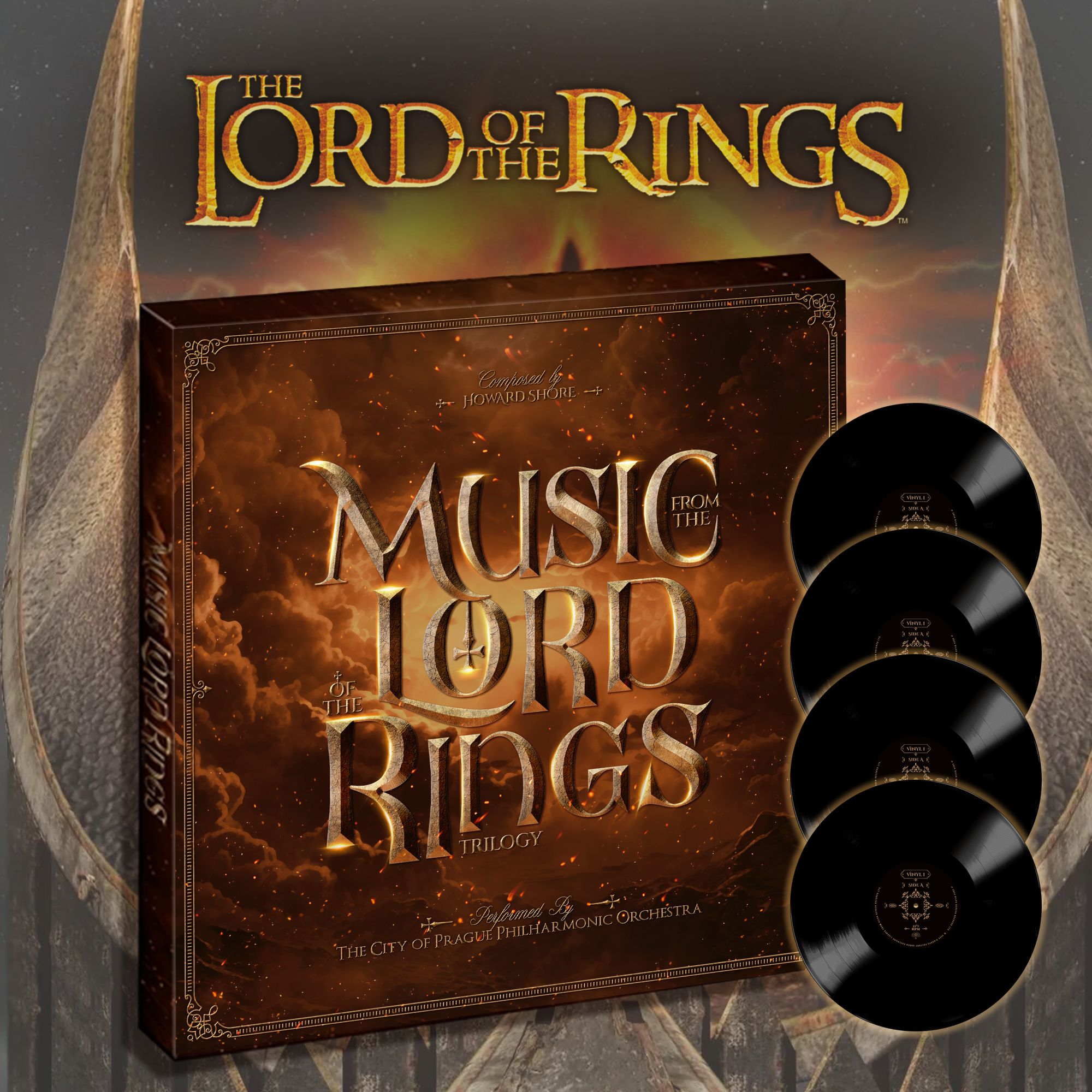 Виниловая пластинка Властелин колец - The Music From Lord Of The Rings Boxset 4LP