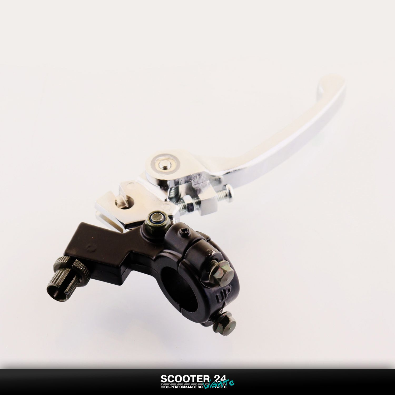 Рычаг руля левый на питбайк и мотоцикл TTR-125 / KAYO (с креплением / откидной) Ирбис ТТР Кайо Эндуро