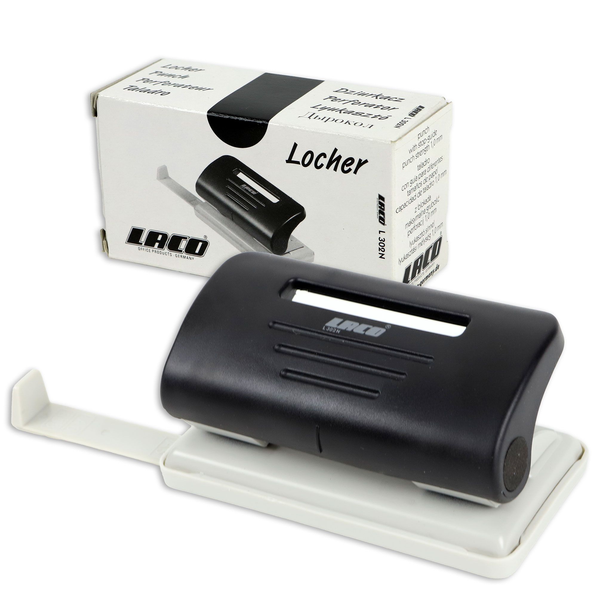 Компактный дырокол для бумаги LACO 302N, Германия