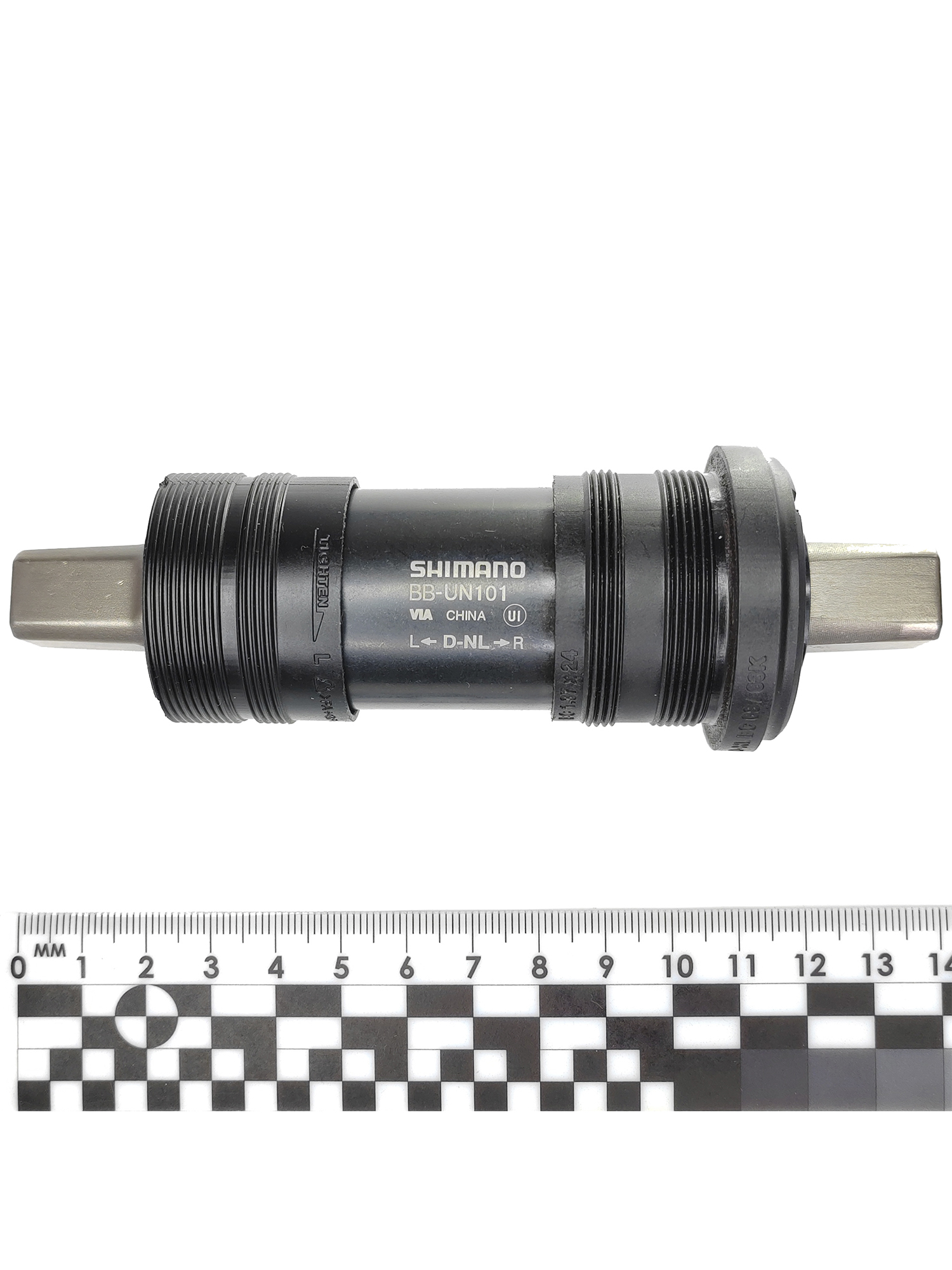 Shimano Каретка для велосипеда, UN101, 68/122.5 (D-NL), без болтов, под квадрат — Товары для велоспорта — фото 8