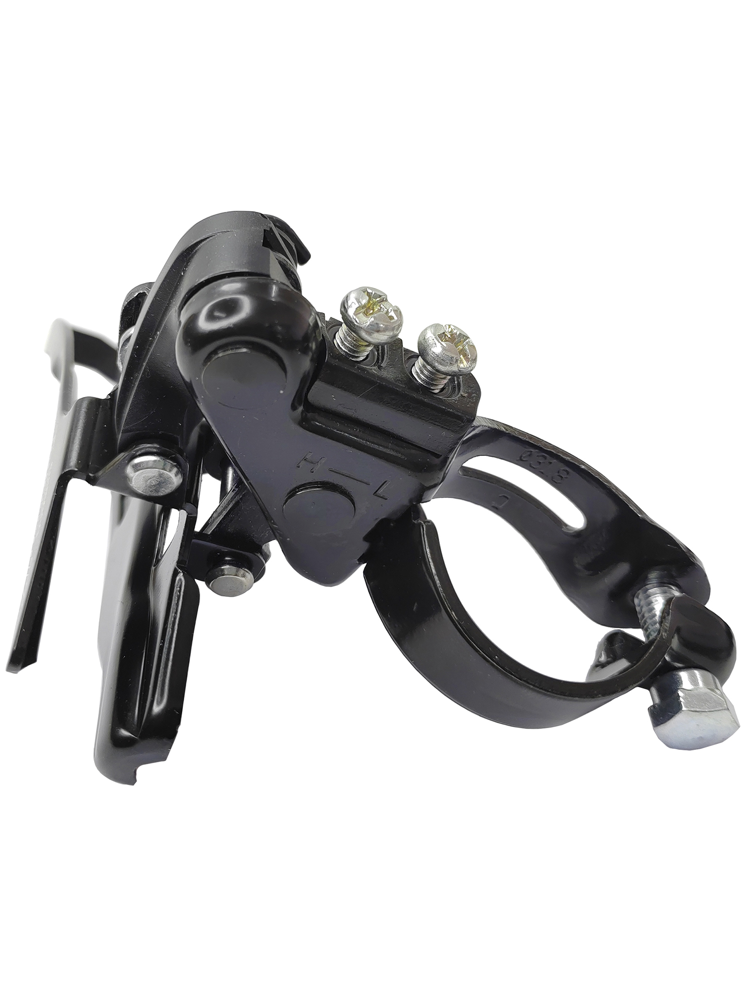 Shimano Переключатель скоростей для велосипеда передний FD-TZ500, верхняя тяга, хомут 31.8 мм, макс звезда 42Т, черный — Товары для велоспорта — фото 4