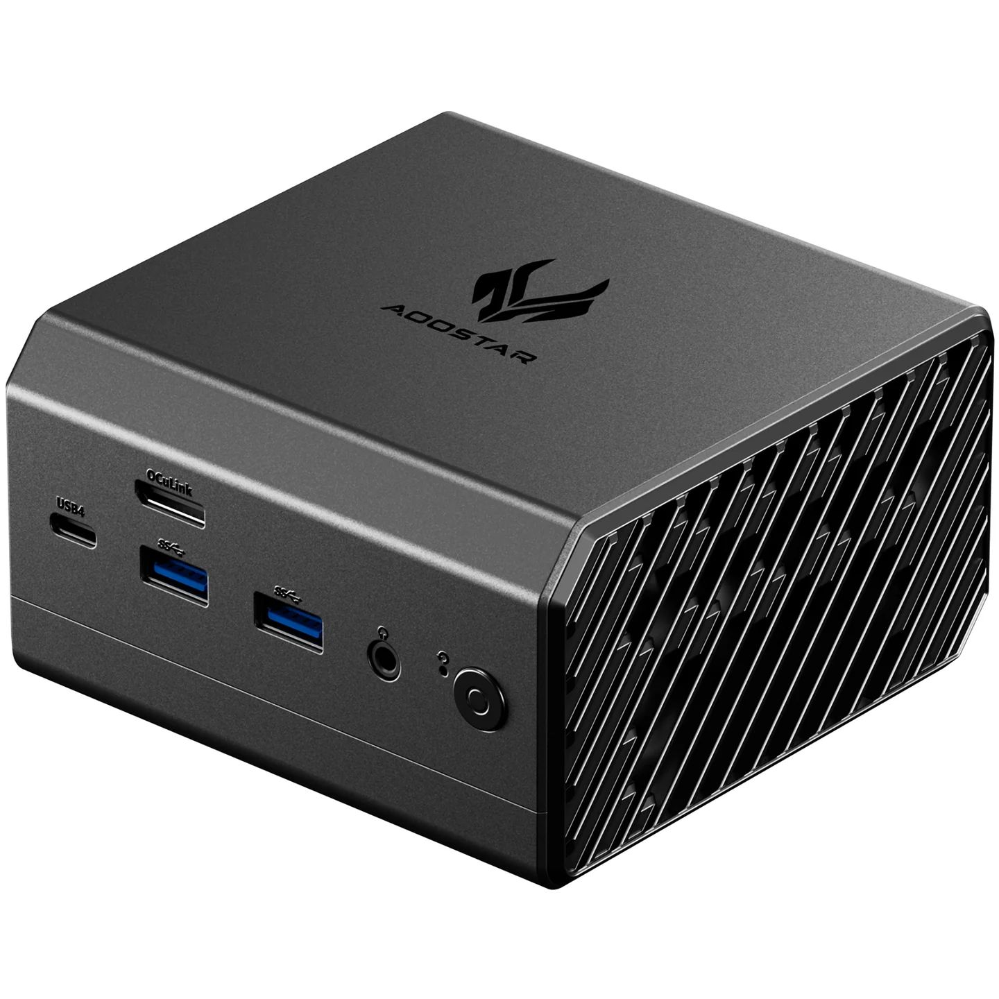 T-baoМини-ПК2025ПоследнийAOOSTARGT37,OCuLink,WIFI7/BT5.4,PCIE4.0*4,USB4,два2.5G,поддержкадисплея8K120Гц(AMDRyzenAI9HX370,RAM32ГБ,SSD1024ГБ,AMDRadeon890M,Windows11Pro),черный