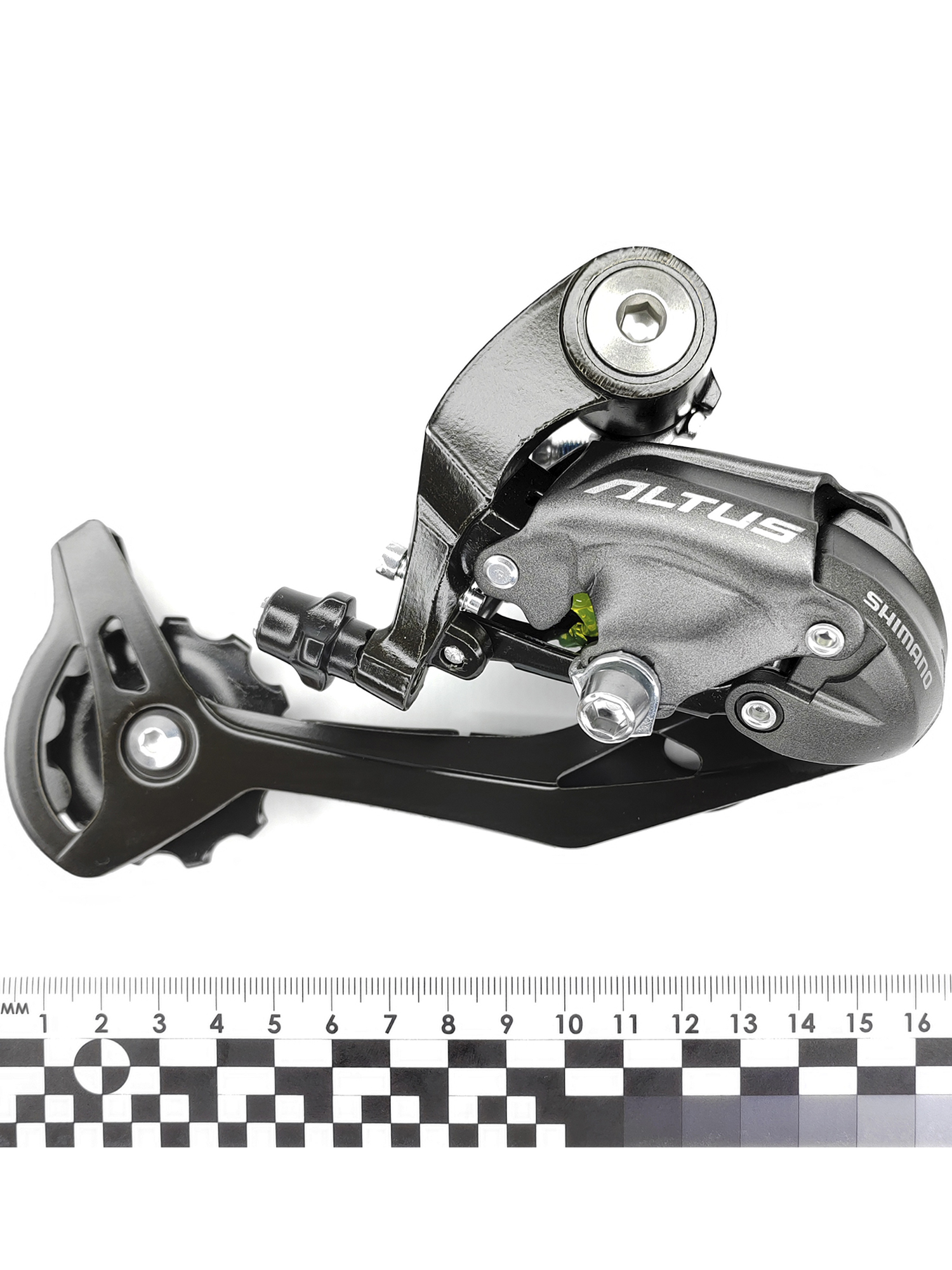 Shimano Переключатель задний для велосипеда RD-M370, серия Altus, 9 скоростей, крепление на петух (болт), черный — Товары для велоспорта — фото 8