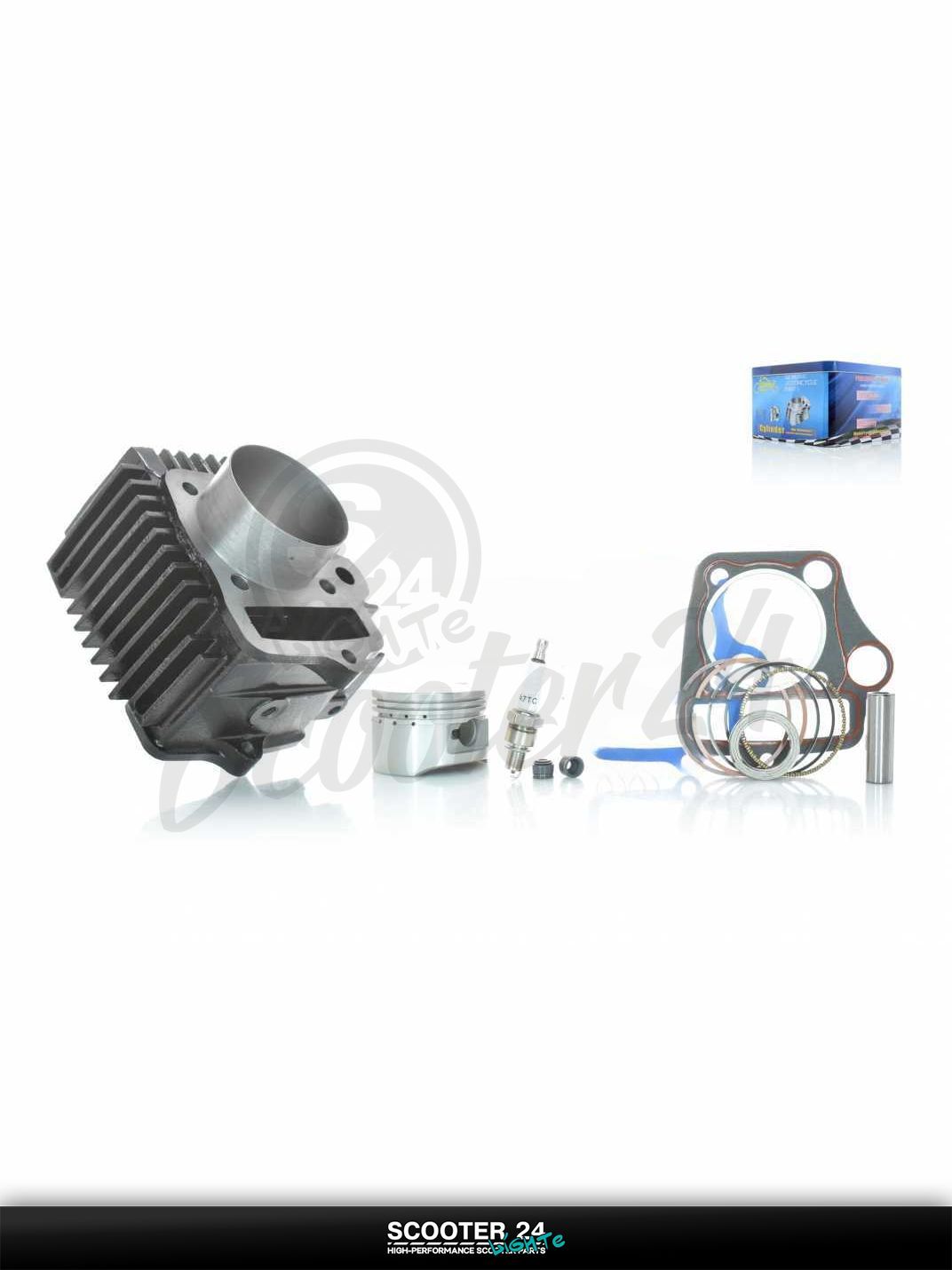 Поршневая группа (ЦПГ) Delta 125, TTR125 D54, p13, h69, чугун #PRO "LIPAI" (тюнинг Delta 110, бигбор 152FMH) Дельта и Ирбис ТТР