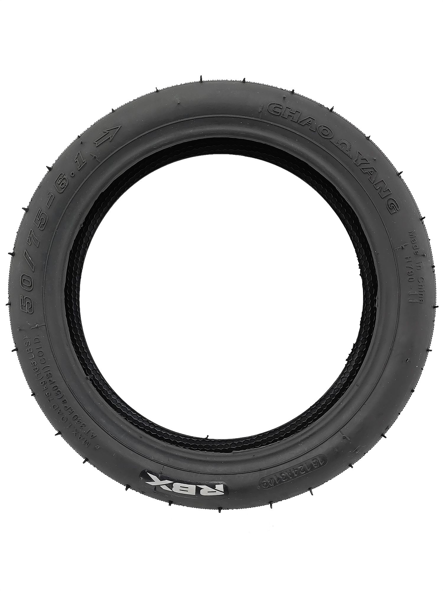 ChaoYang Н-790 Покрышка для электросамоката, 50/75-6.1 (8 1/2х2), Xiaomi M365 / Pro, Essential, 1S — ЗИП для роликов, самокатов, скейтбордов — фото 2