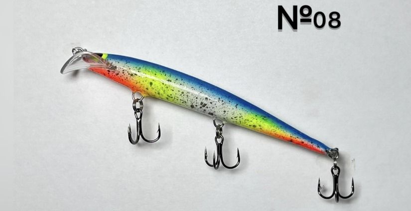 Воблер Невский хищник 11 см, плавающий, глуб до 2-2,5 м