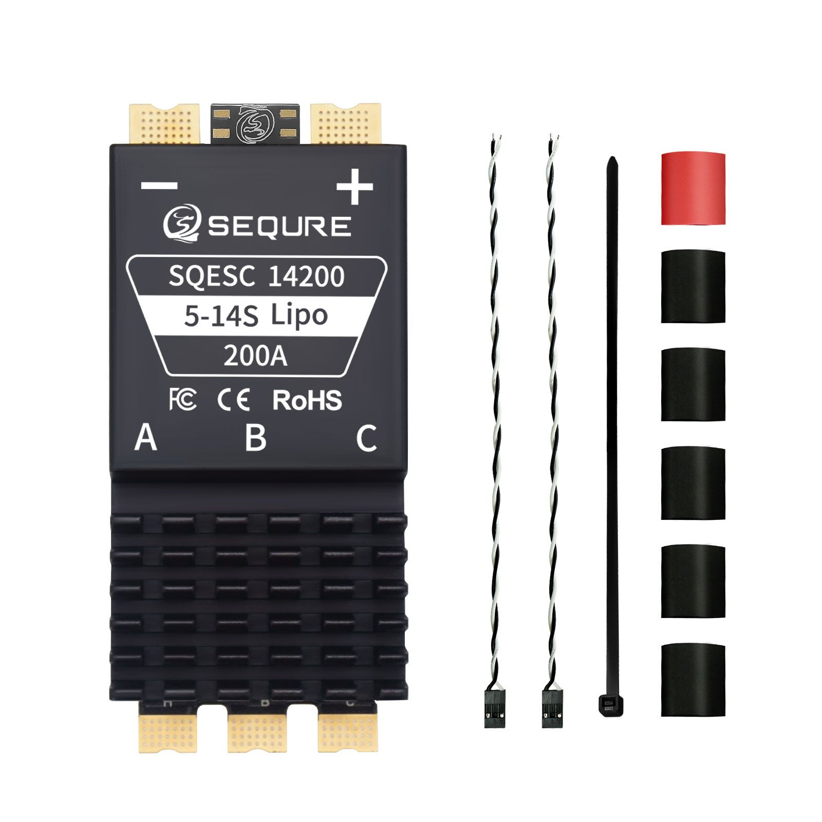 SEQURE 14200 BLHeli_32 200А ESC 5-14S SEQURE 14200 BLHeli_32 200А ESC 5-14S