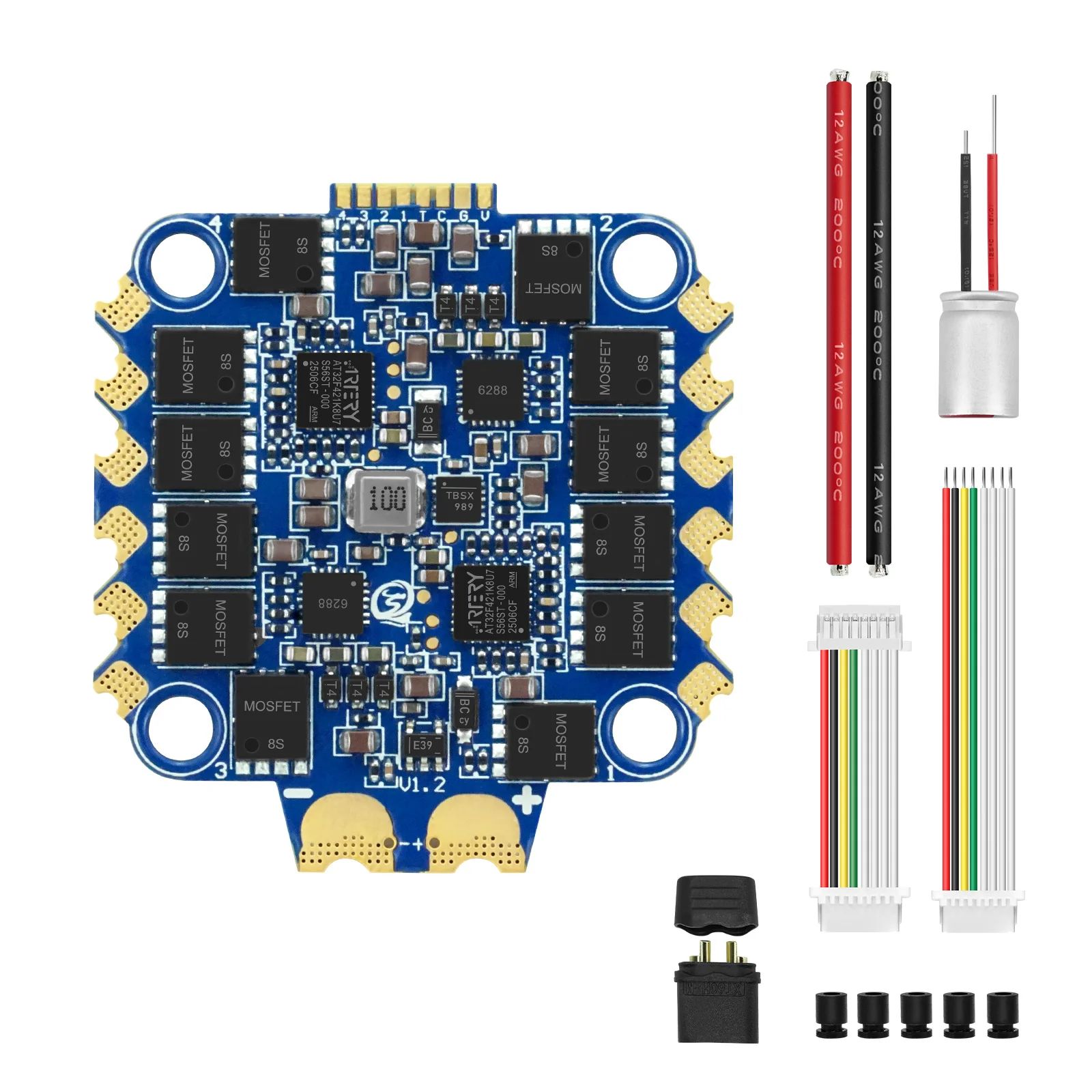 SEQURE Blueson A2 8S 70A BLHeli_32 128K 4in1 ESC SEQURE Blueson A2 8S 70A BLHeli_32 128K 4in1 ESC