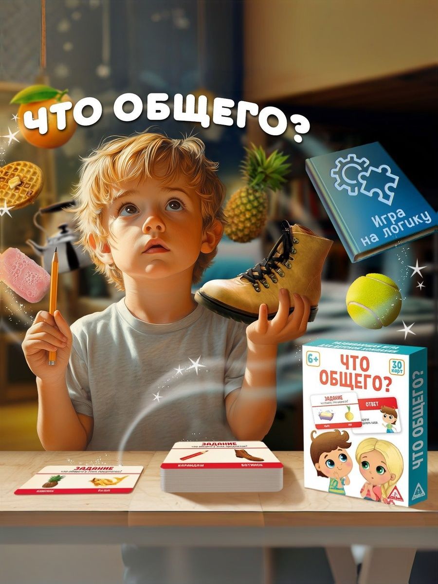 Развивающая игра для детей, 6+