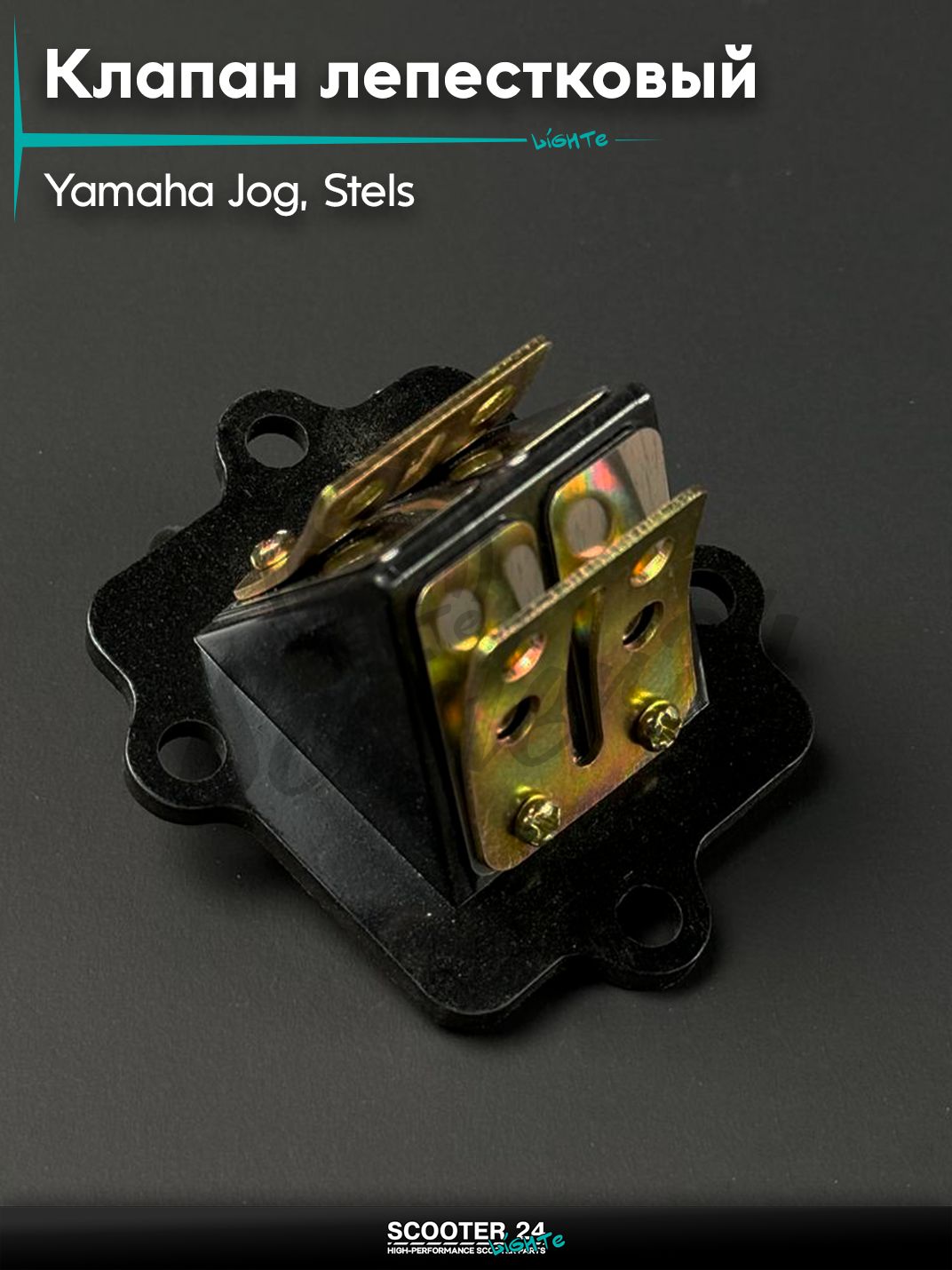 Клапан лепестковый на скутер YAMAHA JOG, STELS / Ямаха Джог 3KJ, Стелс Тактик