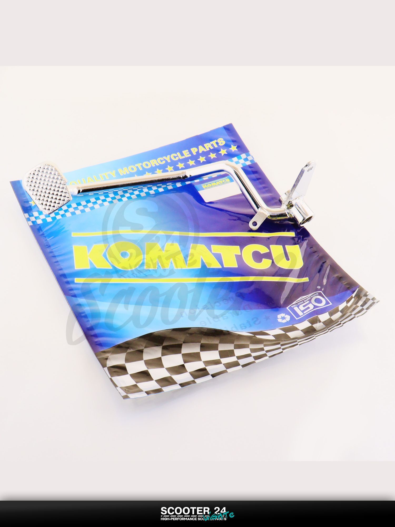 Педаль тормоза на мотоцикл / питбайк / кросс Yamaha YBR 125 кубов / Ямаха ЮБР "KOMATCU"
